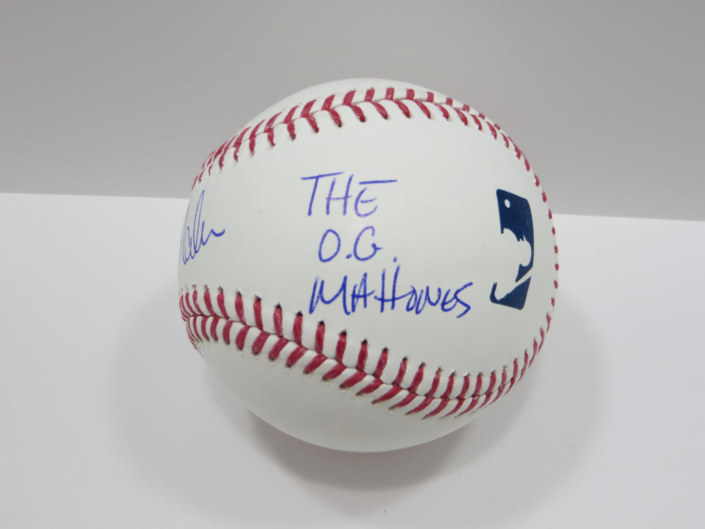 PAT PATRICK MAHOMES SR SIGNED OML BASEBALL Twins w/MVP MAKER THE OG BAS