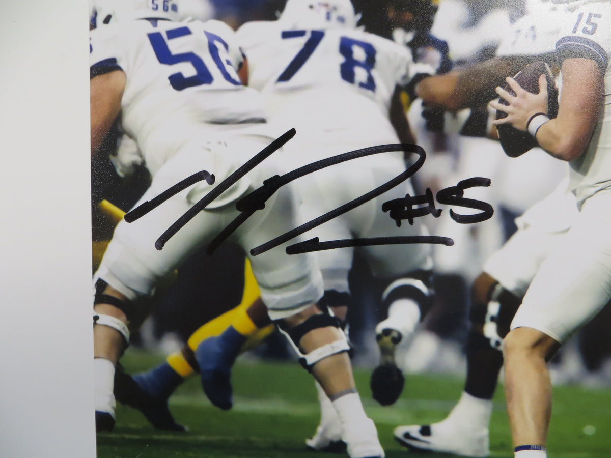 MAX DUGGAN TCU HORNED FROGS SIGNED Fiesta Bowl 8x10 PHOTO BAS