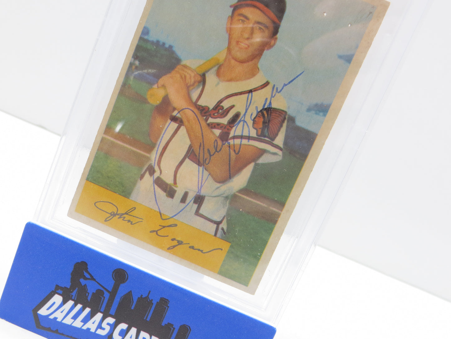 1955 BOWMAN #180 JOHNNY LOGAN BGS 10 AUTO