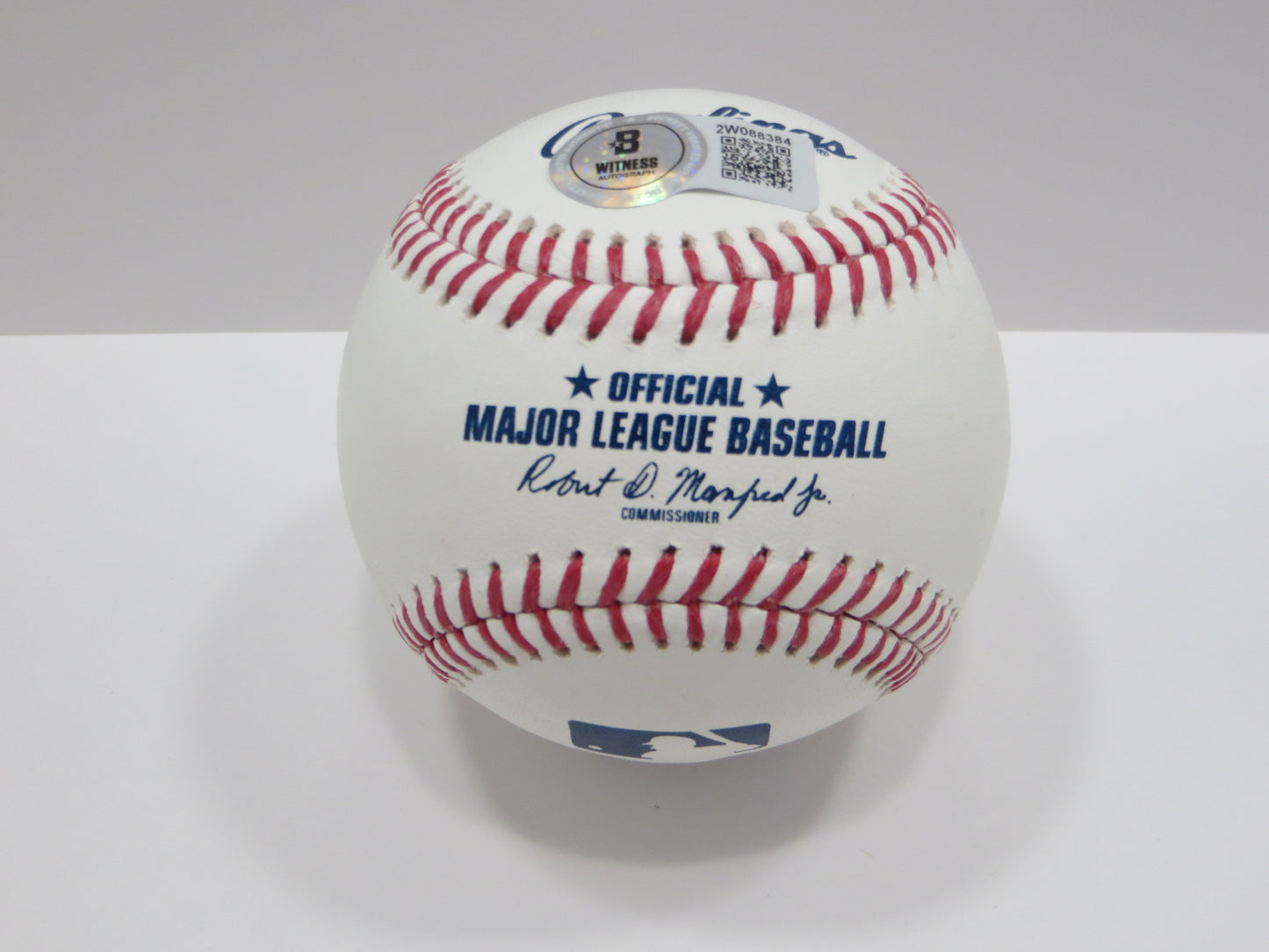 PAT PATRICK MAHOMES SR SIGNED OML BASEBALL Twins w/MVP MAKER THE OG BAS