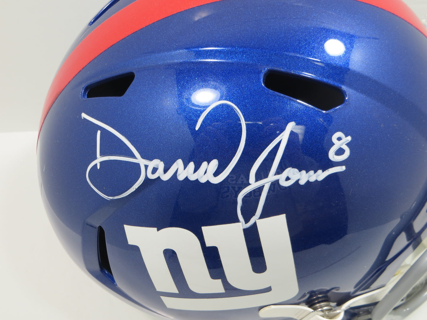 DANIEL JONES NEW YORK GIANTS SIGNED RIDDELL SPEED FULL SIZE Helmet BAS COA