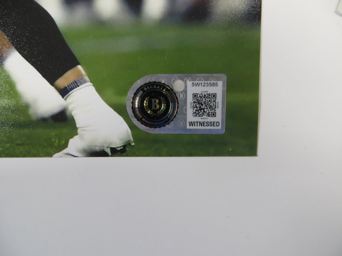 MAX DUGGAN TCU HORNED FROGS SIGNED Fiesta Bowl 8x10 PHOTO BAS