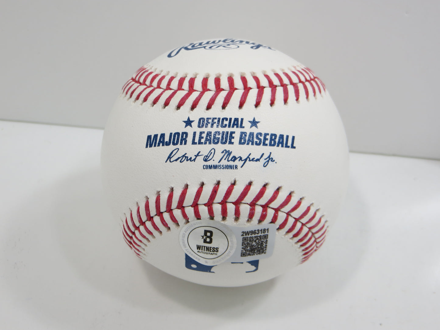 SEBASTIAN WALCOTT TEXAS RANGERS SIGNED RAWLINGS OML BASEBALL BAS COA