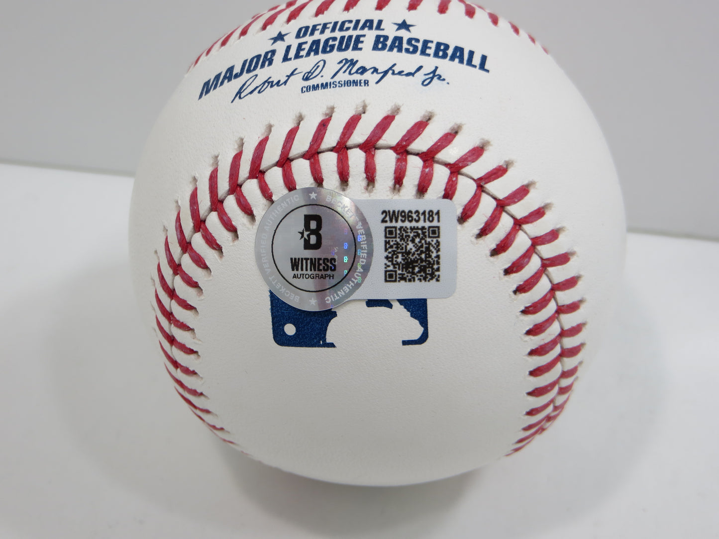 SEBASTIAN WALCOTT TEXAS RANGERS SIGNED RAWLINGS OML BASEBALL BAS COA