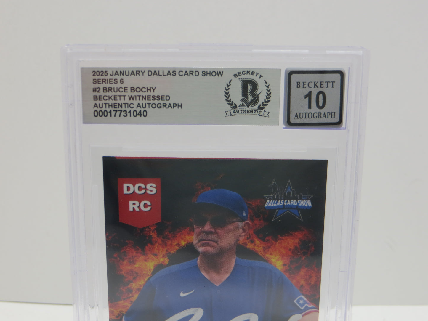 2025 JANUARY DCS SERIES 6 #2 BRUCE BOCHY BGS 10 AUTO