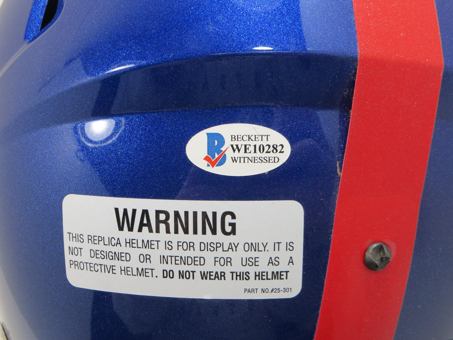 DANIEL JONES NEW YORK GIANTS SIGNED RIDDELL SPEED FULL SIZE Helmet BAS COA