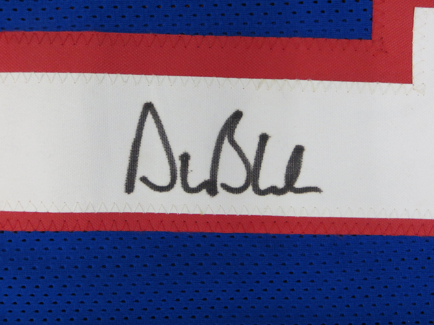 DREW BLEDSOE NEW ENGLAND PATRIOTS SIGNED JERSEY JSA COA