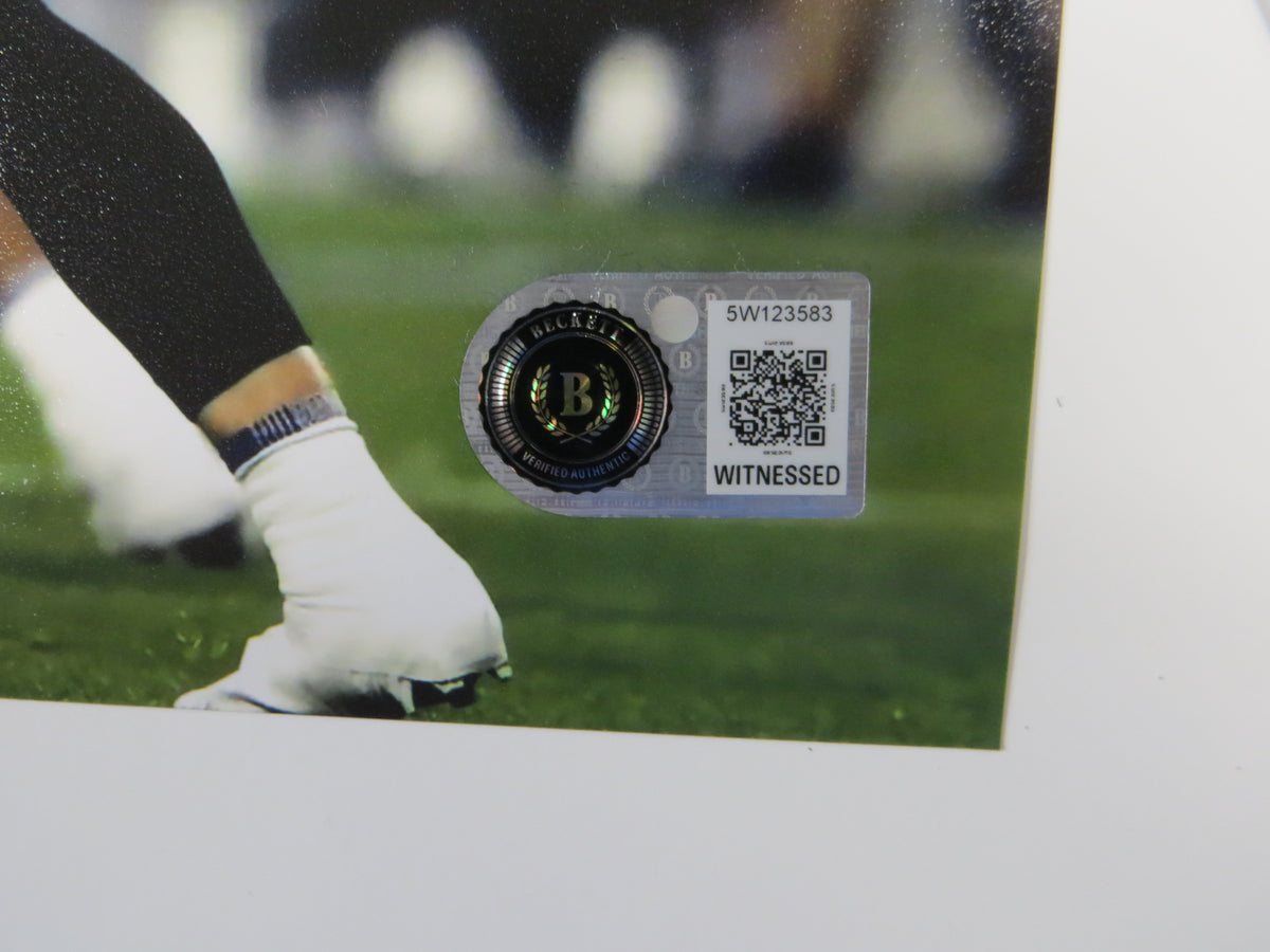 MAX DUGGAN TCU HORNED FROGS SIGNED Fiesta Bowl 8x10 PHOTO BAS