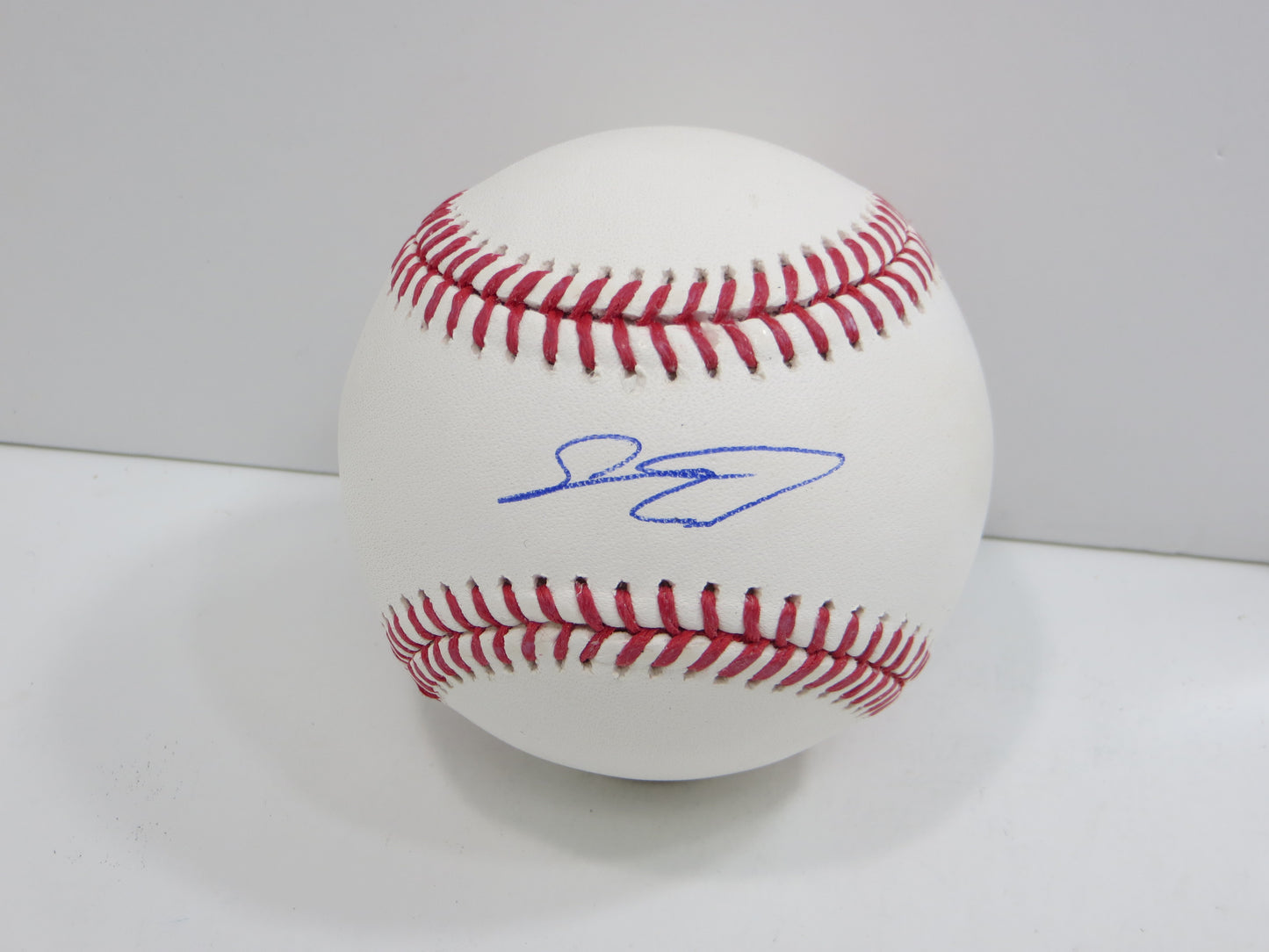 SEBASTIAN WALCOTT TEXAS RANGERS SIGNED RAWLINGS OML BASEBALL BAS COA