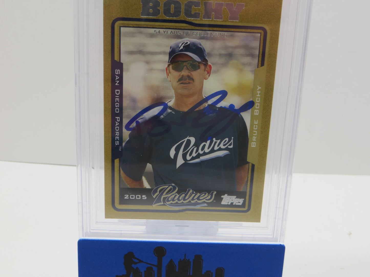 2005 TOPPS GOLD #290 BRUCE BOCHY MG BAS 10 AUTO