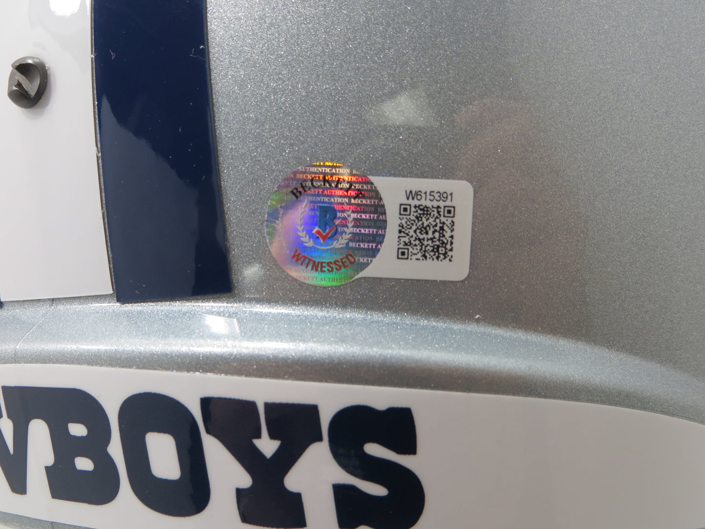 BOB LILLY SIGNED DALLAS COWBOYS RIDDELL FULL SIZE HELMET w/3 INSCs BAS COA