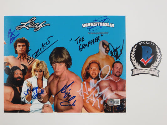 INVESTABILIA by the DALLAS CARD SHOW SIGNED 8x10 Blue PHOTO Von Erich +MORE BAS
