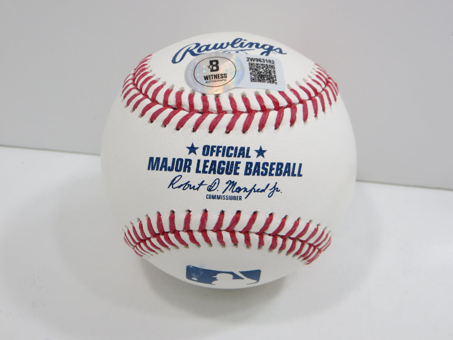 SEBASTIAN WALCOTT TEXAS RANGERS SIGNED RAWLINGS OML BASEBALL BAS COA