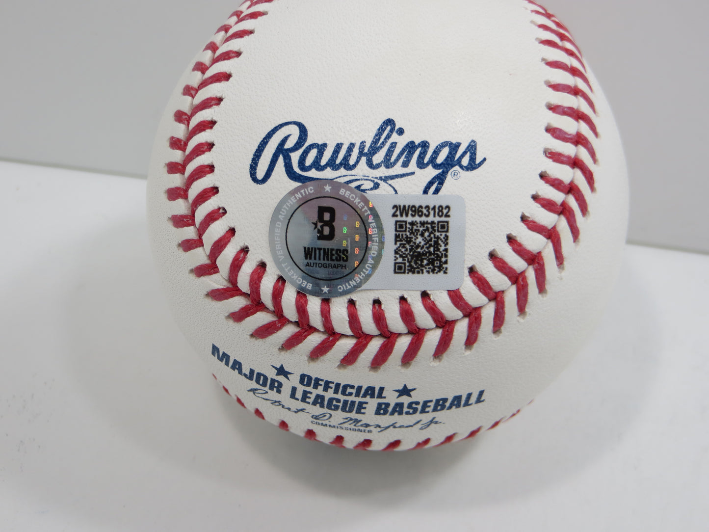 SEBASTIAN WALCOTT TEXAS RANGERS SIGNED RAWLINGS OML BASEBALL BAS COA