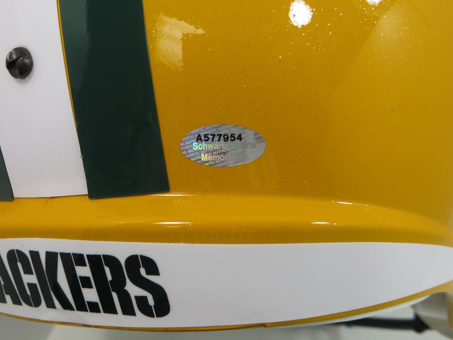 DAVE ROBINSON GREEN BAY PACKERS SIGNED SPEED FULL SIZE HELMET w/HOF Schwartz