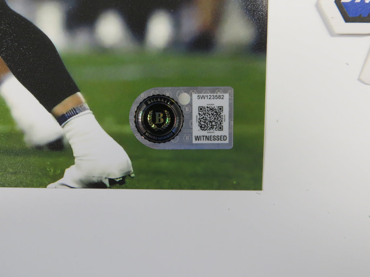 MAX DUGGAN TCU HORNED FROGS SIGNED Fiesta Bowl 8x10 PHOTO BAS