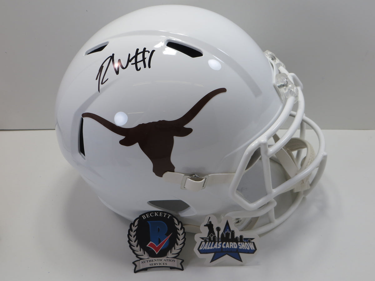 RYAN WINGO TEXAS LONGHORNS SIGNED Full Size HELMET BAS