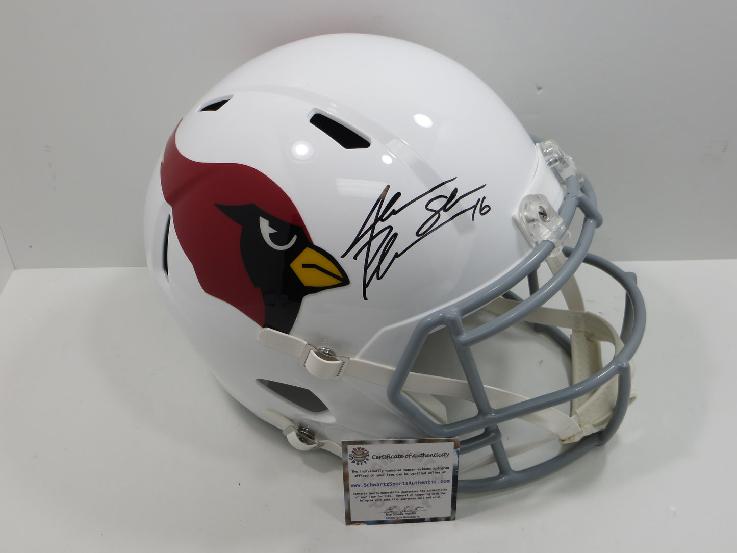 JAKE PLUMMER ARIZONA CARDINALS SIGNED SPEED FULL SIZE HELMET Schwartz