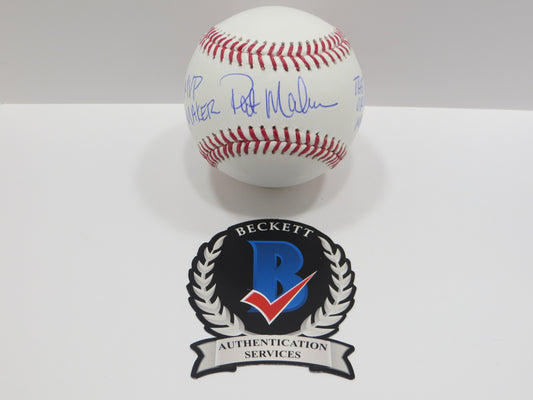 PAT PATRICK MAHOMES SR SIGNED OML BASEBALL Twins w/MVP THE ORIGINAL BAS