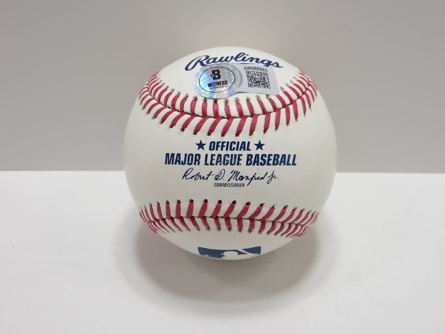 EVAN CARTER TEXAS RANGERS SIGNED Rawlings OML Baseball w/Air Carter BAS
