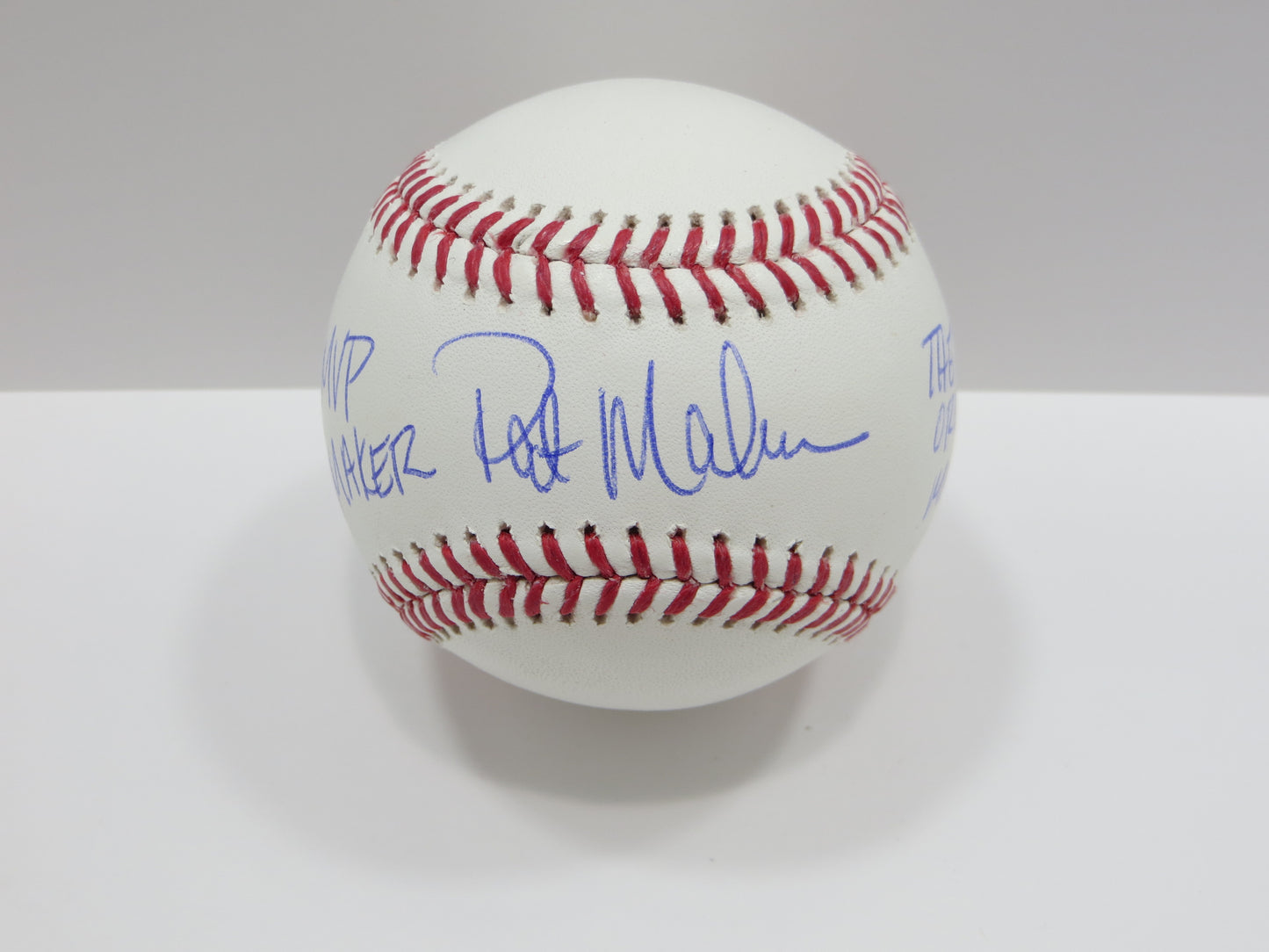 PAT PATRICK MAHOMES SR SIGNED OML BASEBALL Twins w/MVP THE ORIGINAL BAS