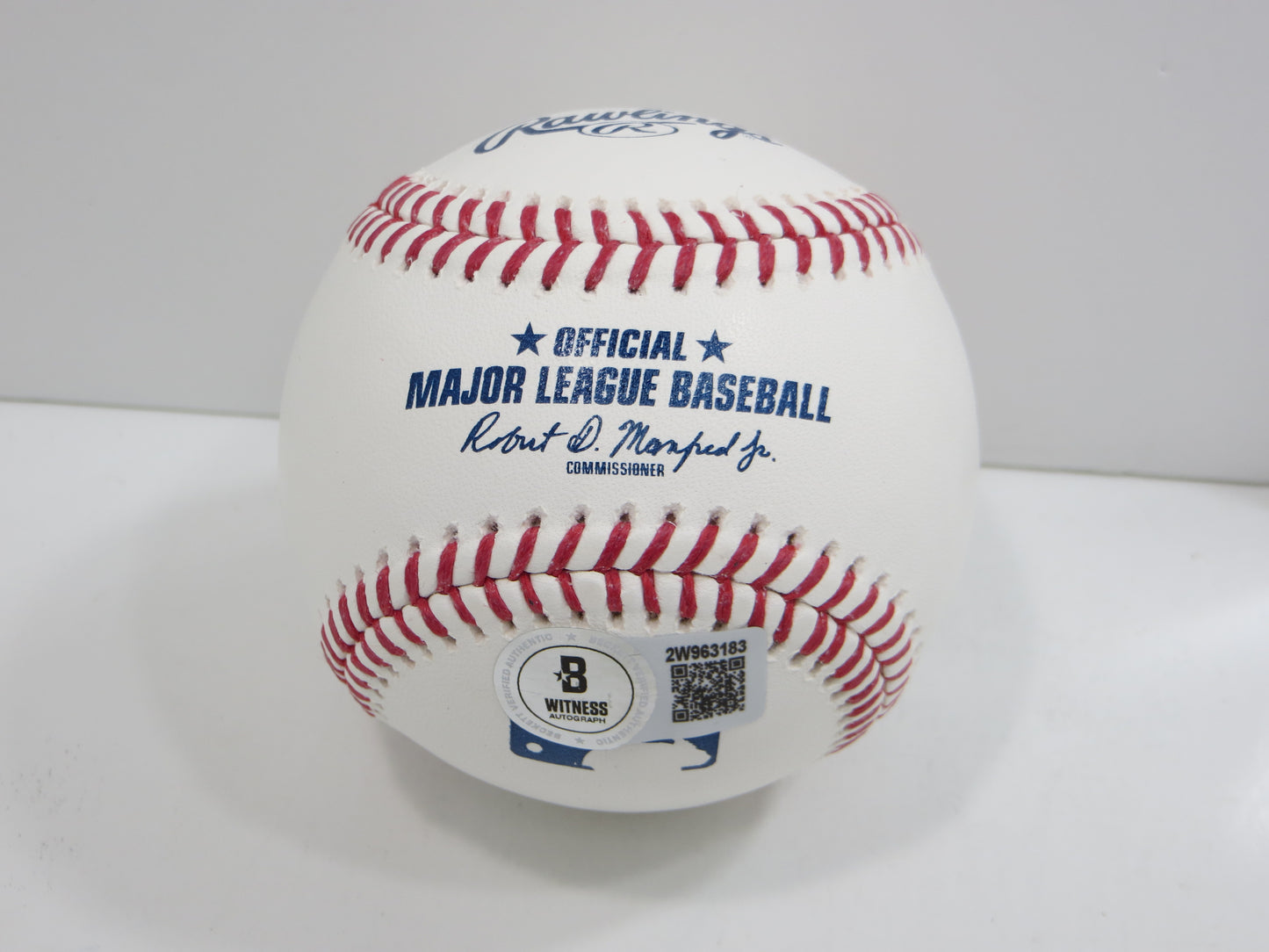 SEBASTIAN WALCOTT TEXAS RANGERS SIGNED RAWLINGS OML BASEBALL BAS COA