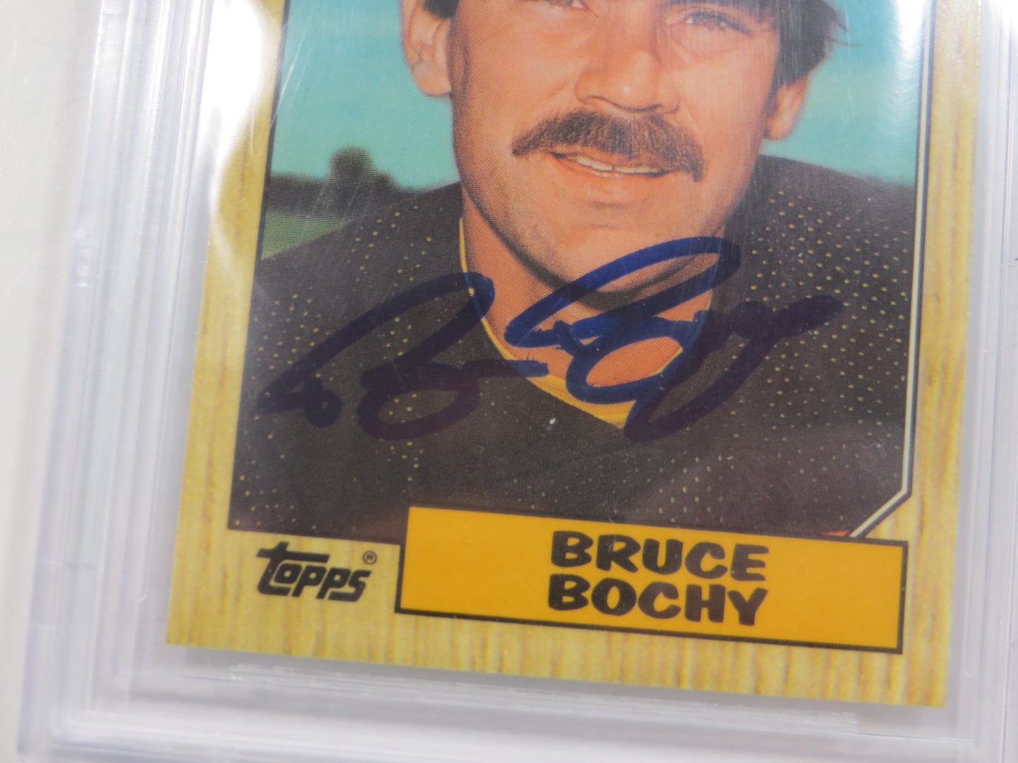 1987 TOPPS TIFFANY #428 BRUCE BOCHY BGS 10 AUTO