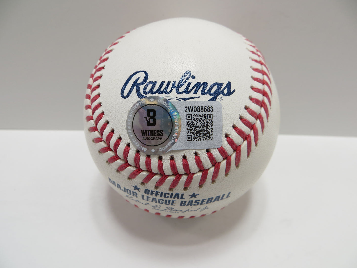EVAN CARTER TEXAS RANGERS SIGNED Rawlings OML Baseball w/Air Carter BAS