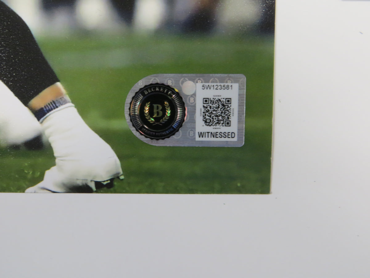 MAX DUGGAN TCU HORNED FROGS SIGNED Fiesta Bowl 8x10 PHOTO BAS