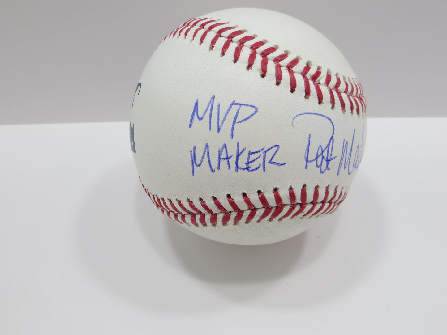PAT PATRICK MAHOMES SR SIGNED OML BASEBALL Twins w/MVP THE ORIGINAL BAS