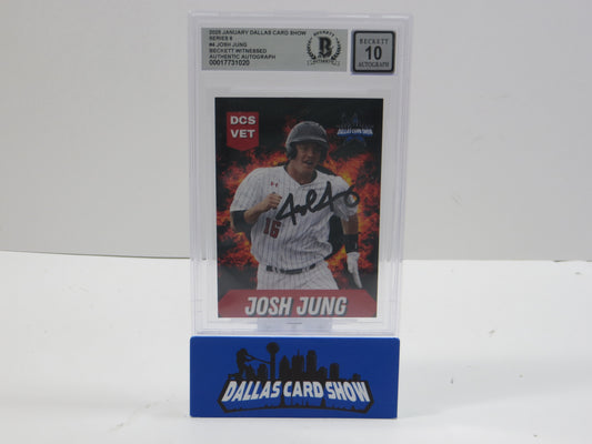 2025 JANUARY DCS SERIES 6 #4 JOSH JUNG BGS 10 AUTO