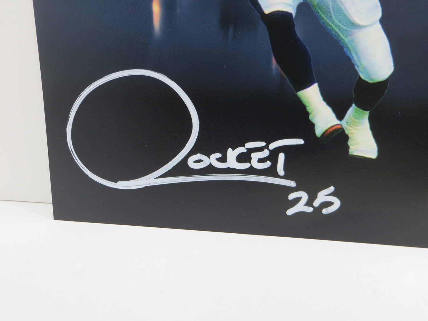 RAGHIB ROCKET ISMAIL TORONTO ARGONAUTS SIGNED 8x10 PHOTO Skyline BAS