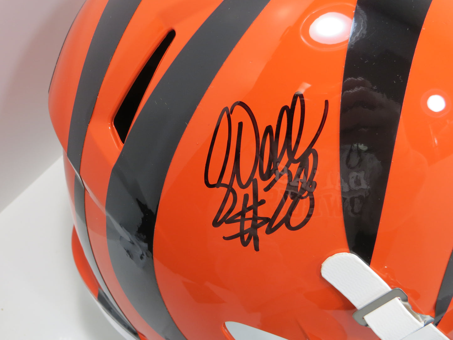 COREY DILLON CINCINNATI BENGALS SIGNED SPEED FULL SIZE HELMET Schwartz