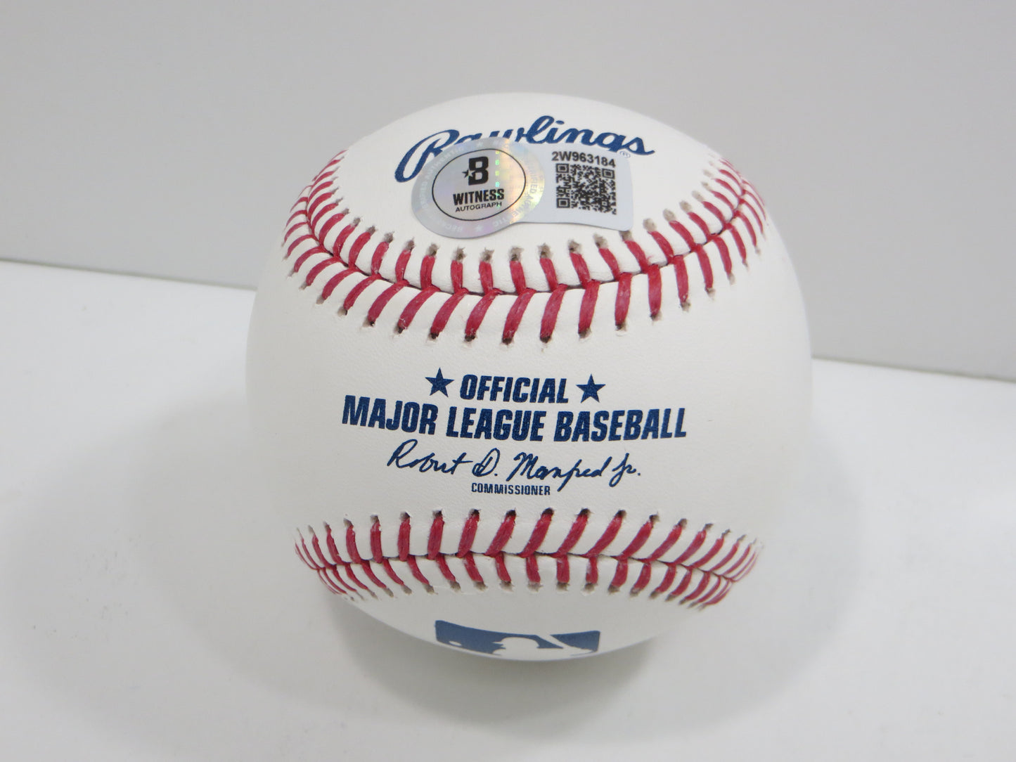 SEBASTIAN WALCOTT TEXAS RANGERS SIGNED RAWLINGS OML BASEBALL BAS COA