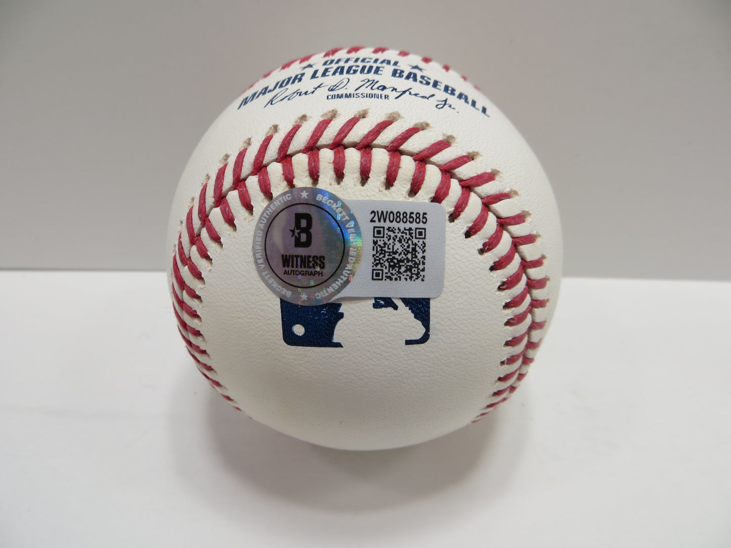 EVAN CARTER TEXAS RANGERS SIGNED Rawlings OML Baseball w/Air Carter BAS