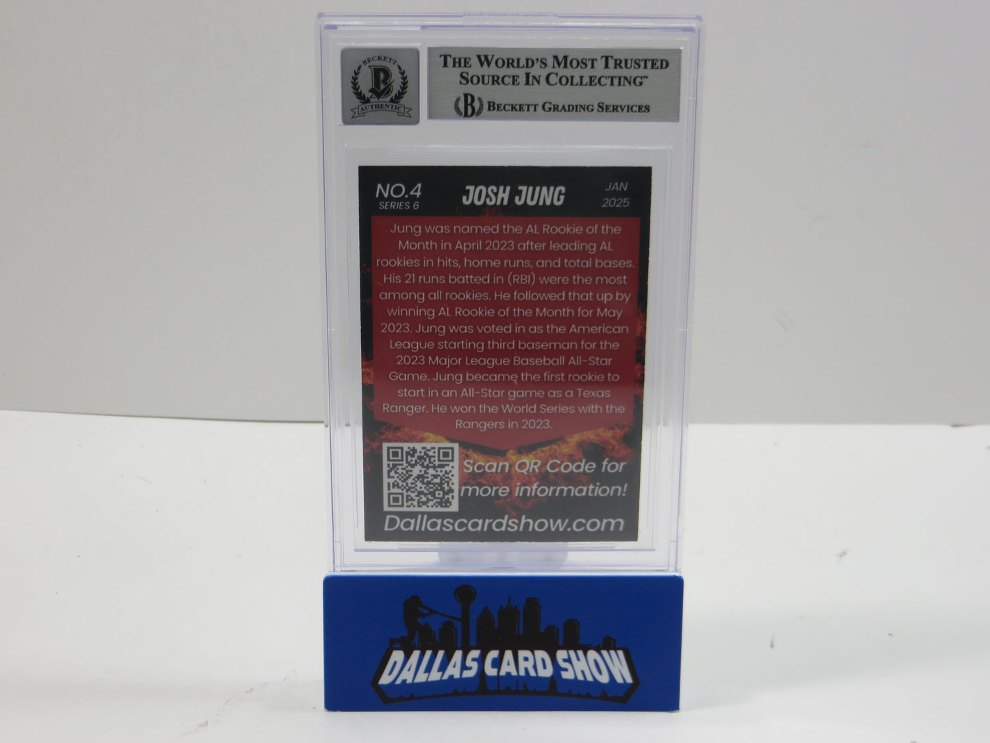 2025 JANUARY DCS SERIES 6 #4 JOSH JUNG BGS 10 AUTO