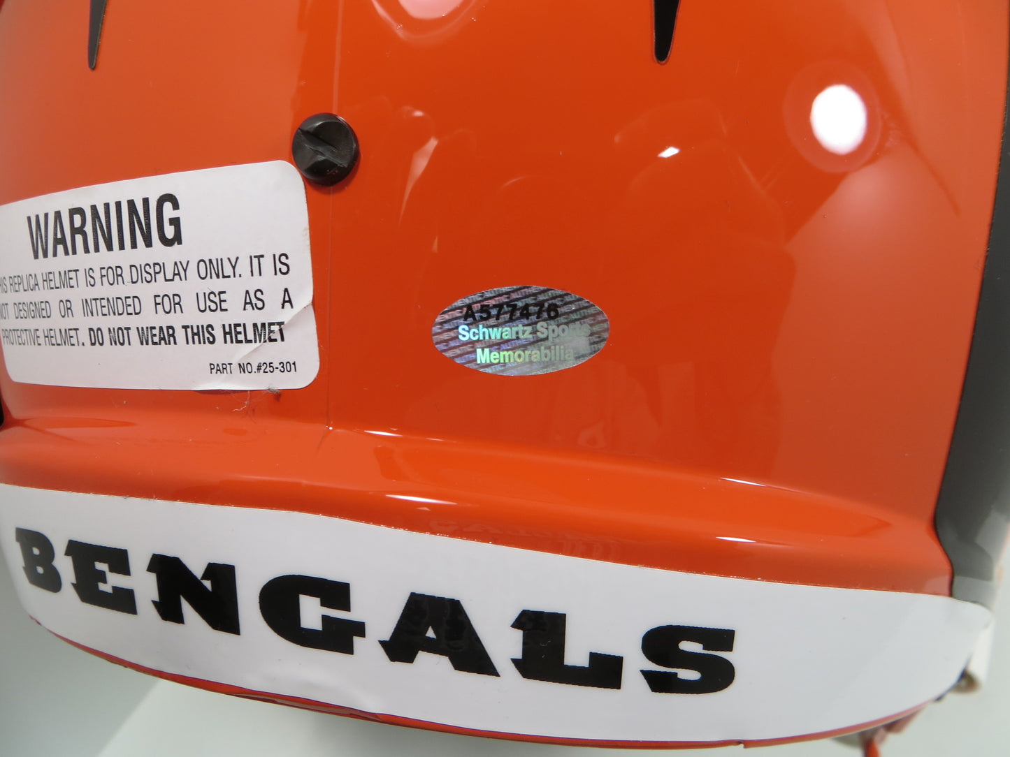 COREY DILLON CINCINNATI BENGALS SIGNED SPEED FULL SIZE HELMET Schwartz