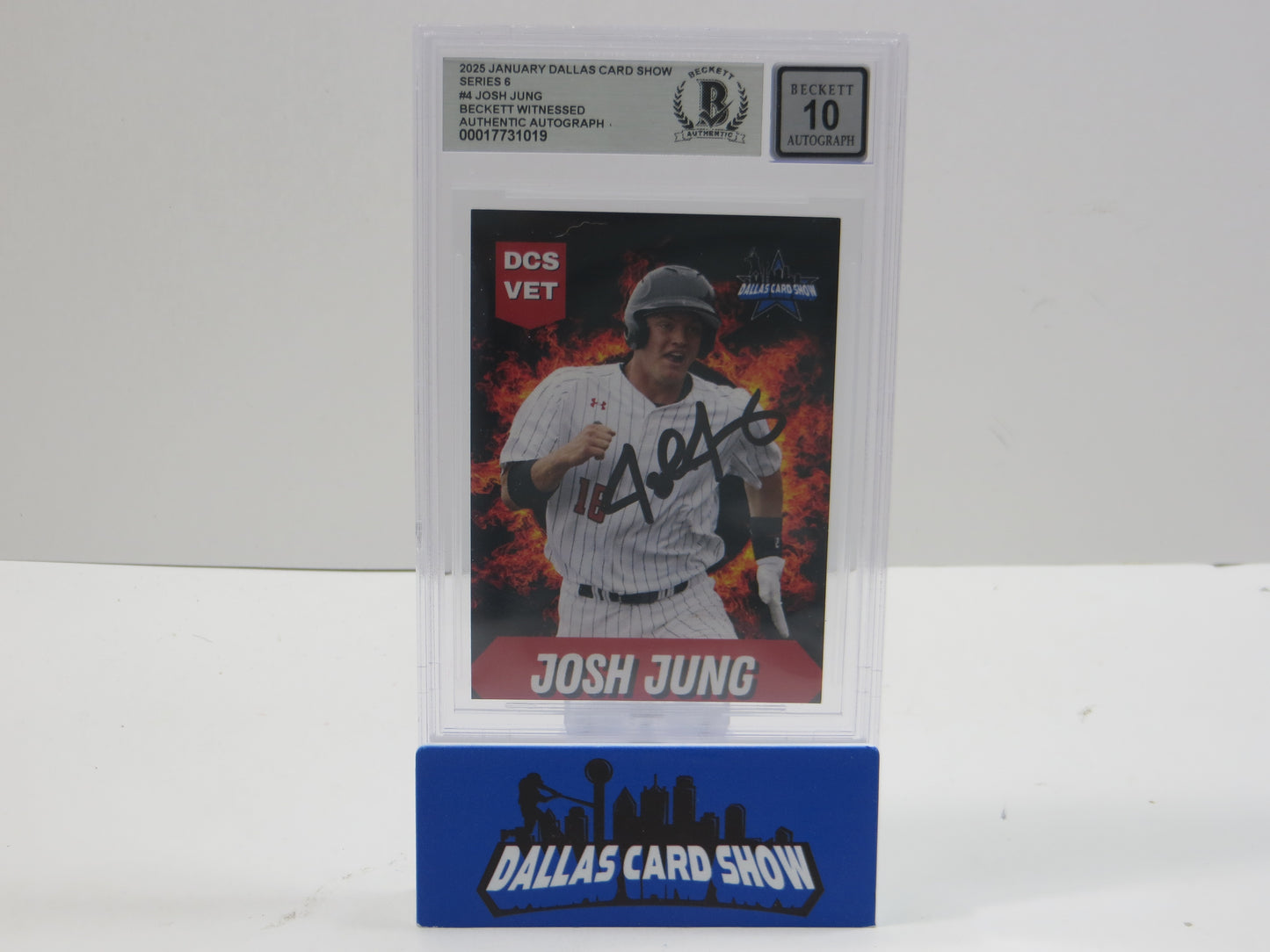 2025 JANUARY DCS SERIES 6  #4 JOSH JUNG BGS 10 AUTO