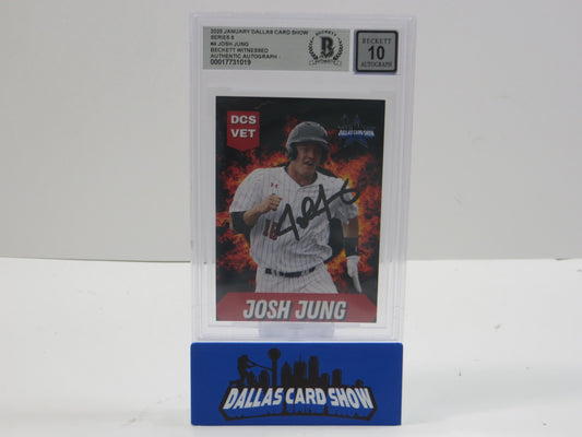 2025 JANUARY DCS SERIES 6  #4 JOSH JUNG BGS 10 AUTO