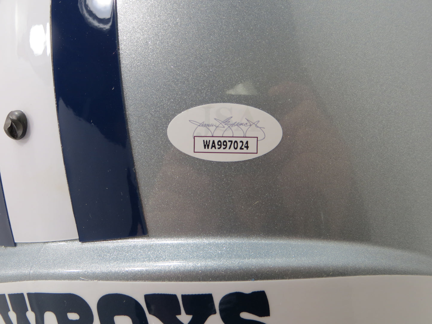 BOB LILLY SIGNED DALLAS COWBOYS RIDDELL FULL SIZE HELMET w/3 INSCs JSA COA