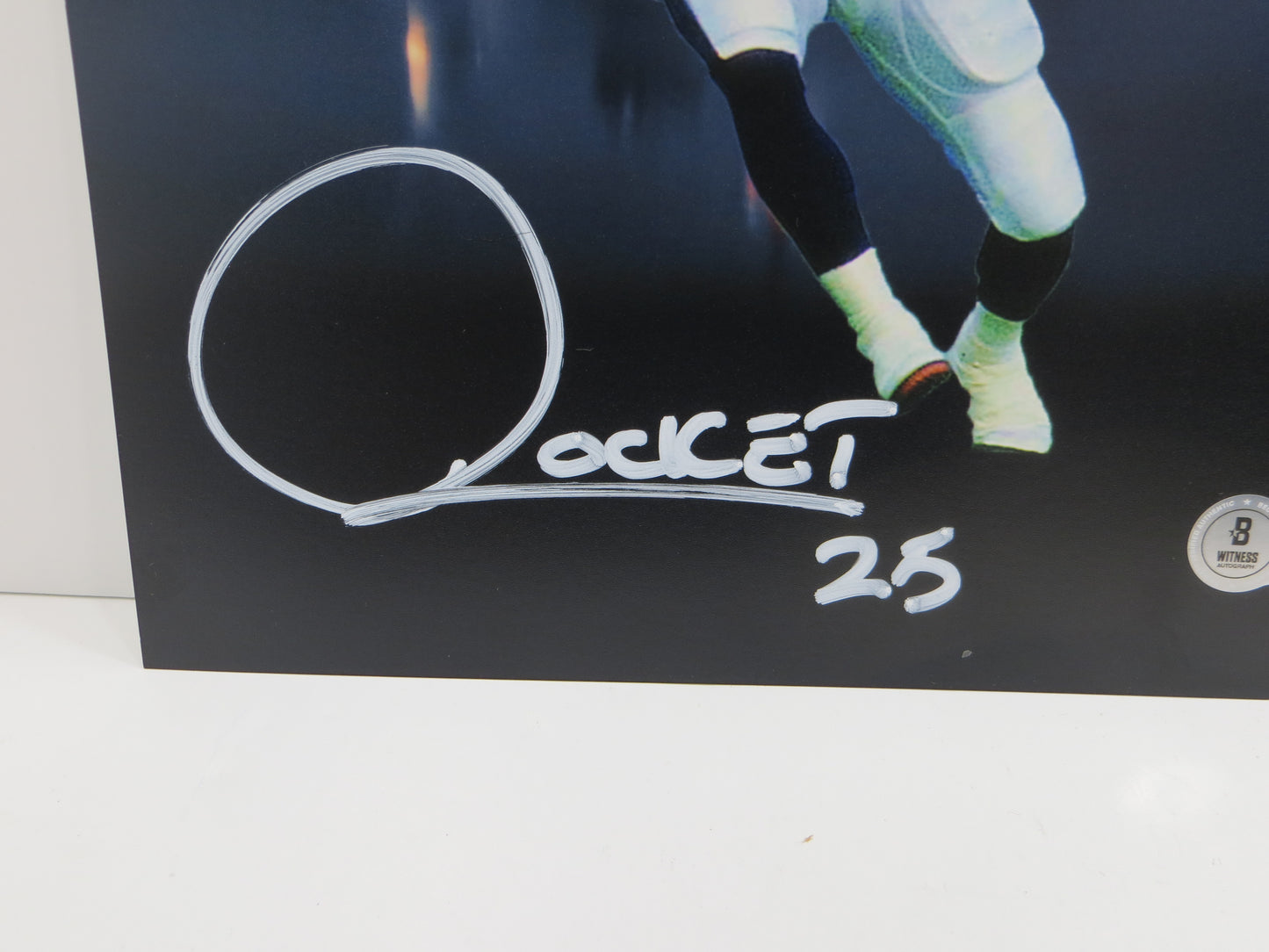 RAGHIB ROCKET ISMAIL TORONTO ARGONAUTS SIGNED 8x10 PHOTO Skyline BAS