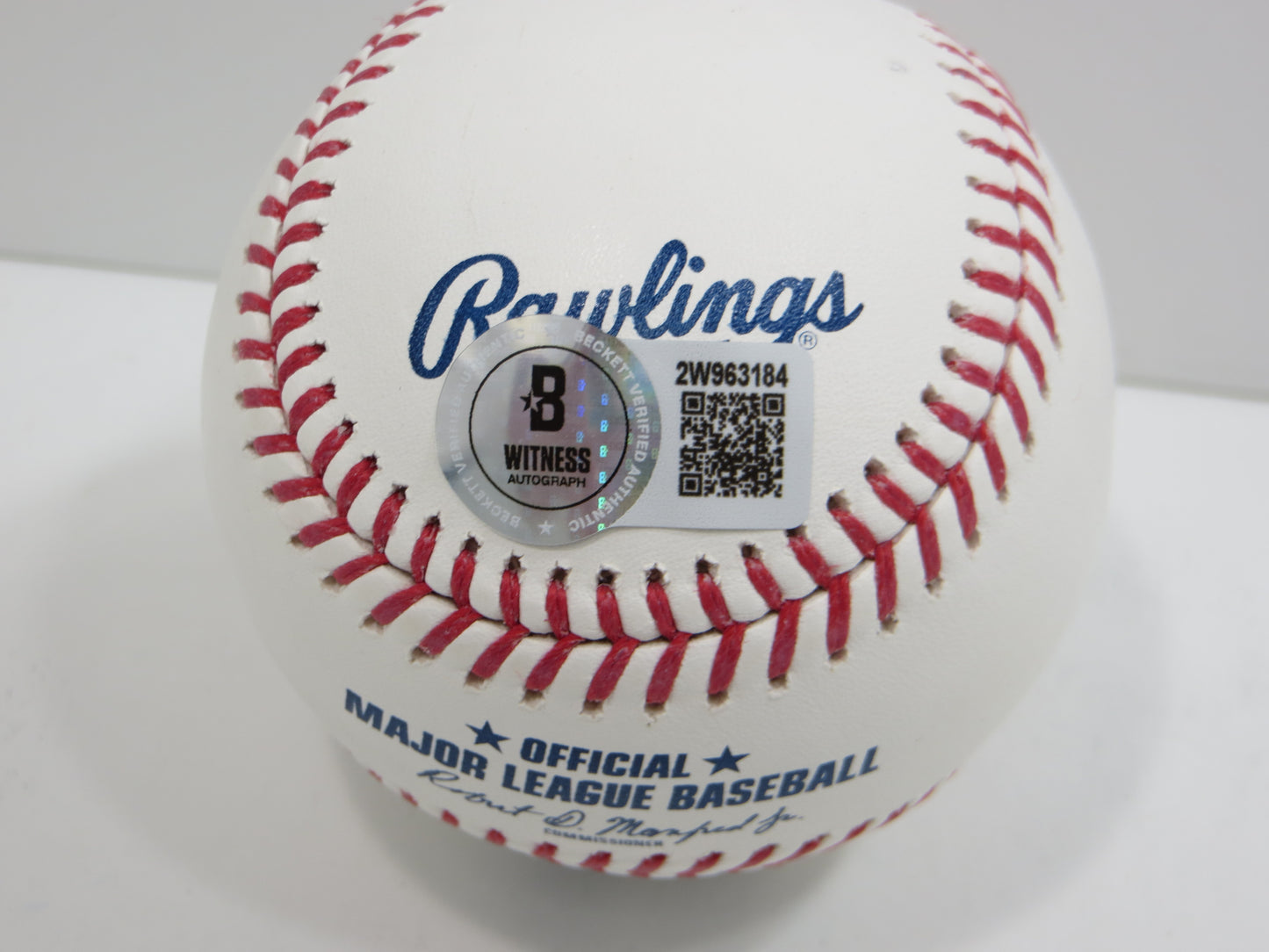 SEBASTIAN WALCOTT TEXAS RANGERS SIGNED RAWLINGS OML BASEBALL BAS COA