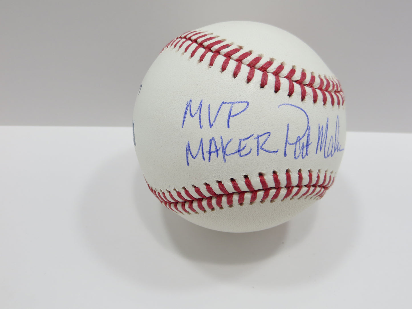 PAT PATRICK MAHOMES SR SIGNED OML BASEBALL Twins w/MVP THE ORIGINAL BAS