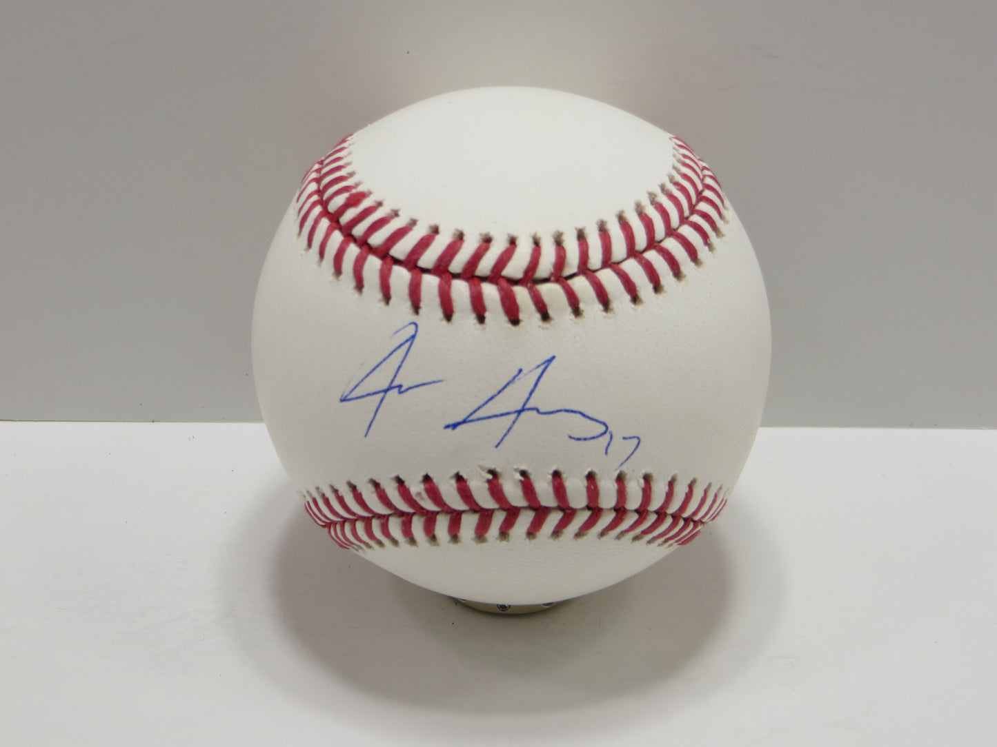 JACE JUNG DETRIOT TIGERS RAWLINGS OML BASEBALL Texas Red Red Raiders BAS