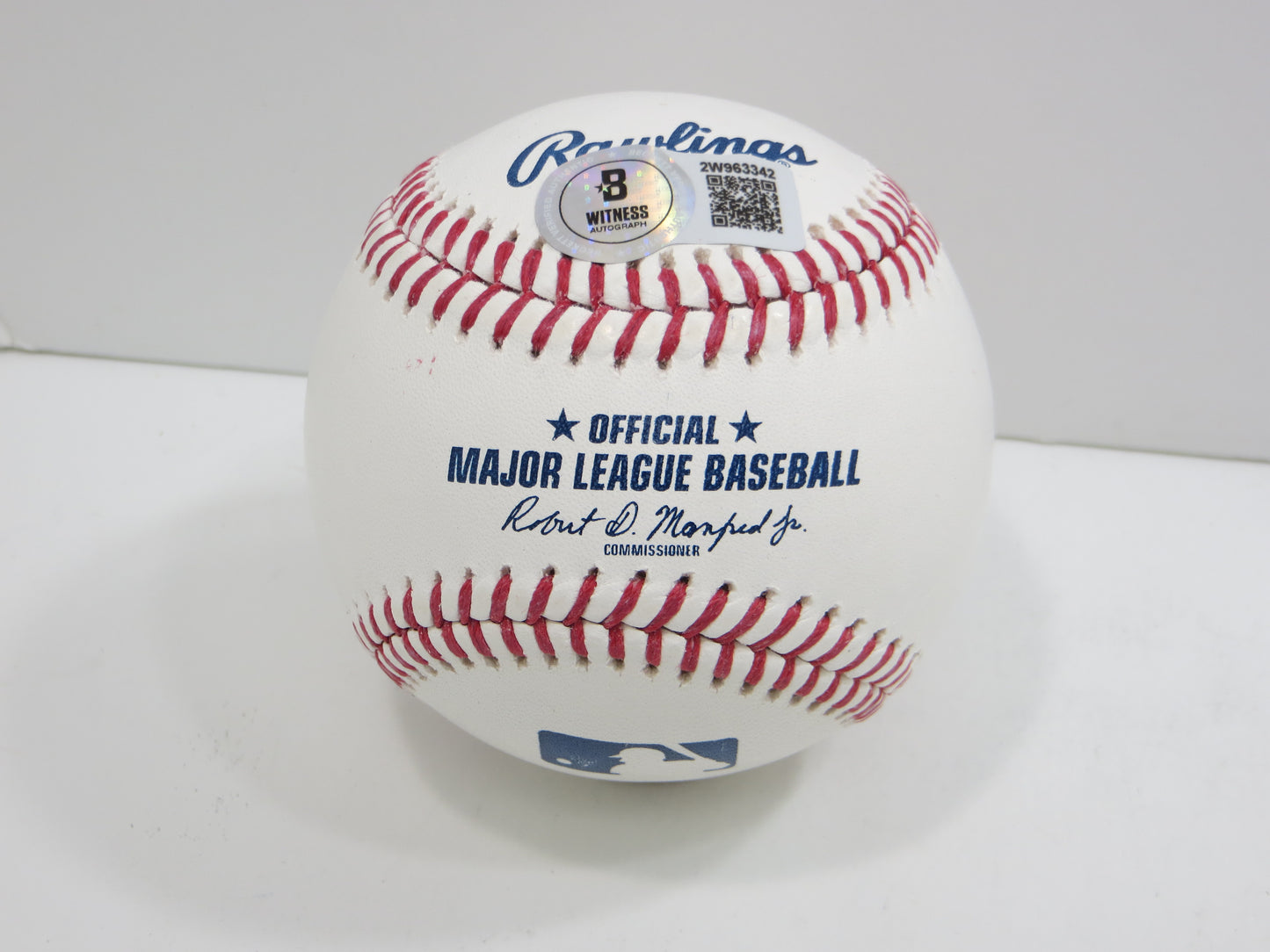 SEBASTIAN WALCOTT TEXAS RANGERS SIGNED RAWLINGS OML BASEBALL BAS COA