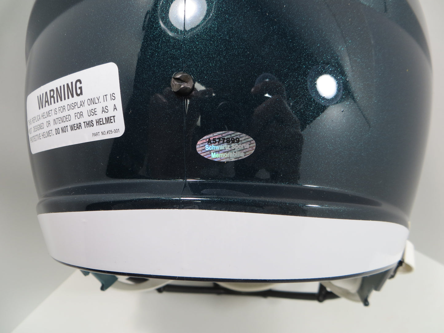 DONOVAN McNABB PHILADELPHIA EAGLES SIGNED SPEED FULL SIZE HELMET Schwartz
