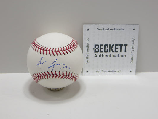 JACE JUNG DETRIOT TIGERS RAWLINGS OML BASEBALL Texas Red Red Raiders BAS