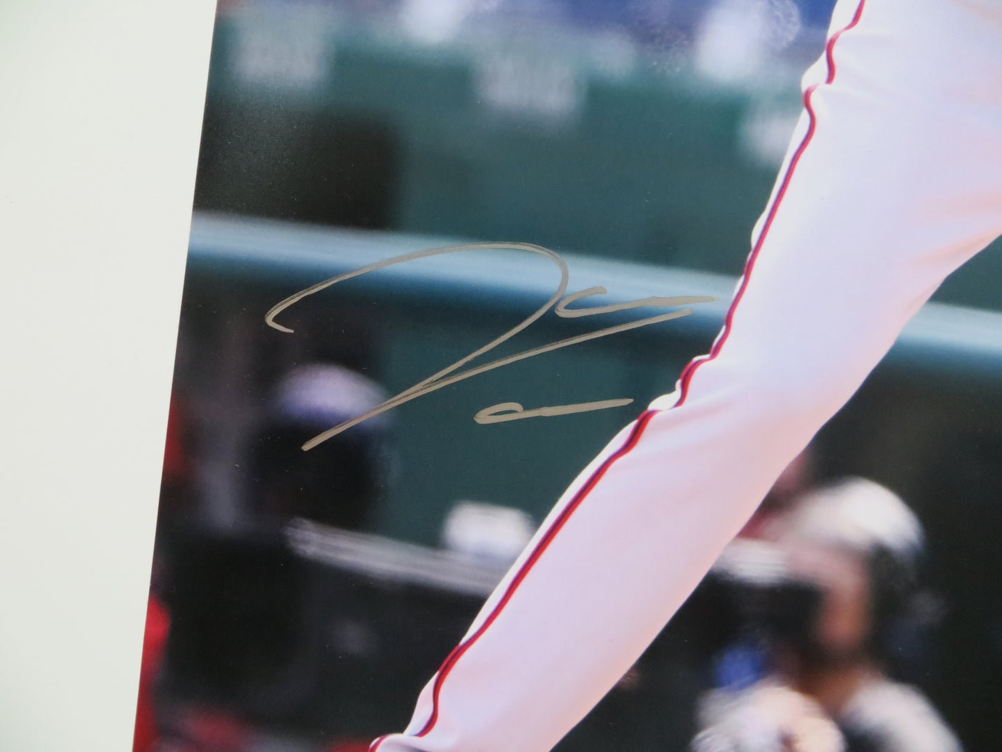 JAMES WOOD WASHINGTON NATIONALS SIGNED 16x20 PHOTO Navy Blue Uniform BAS
