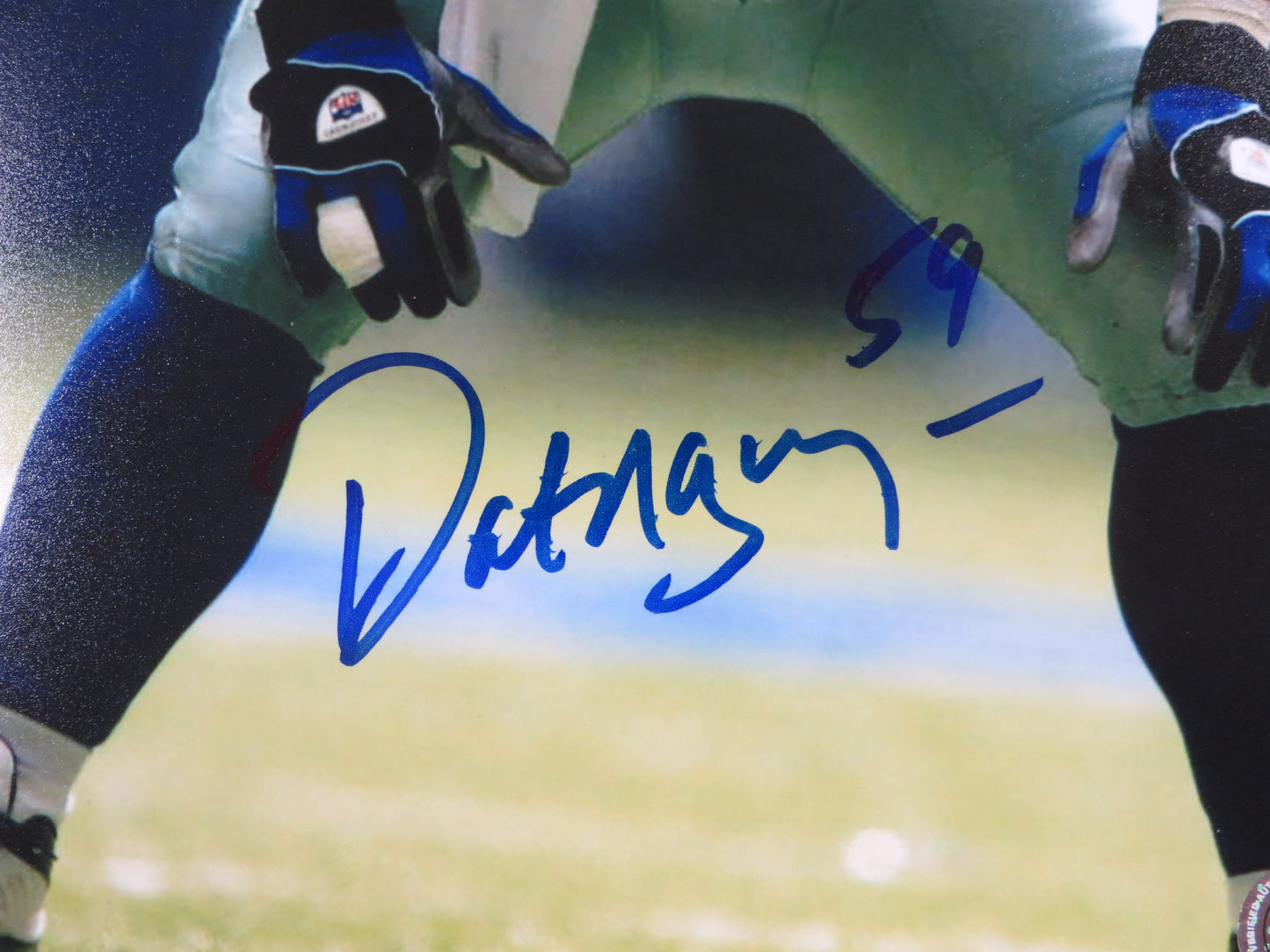 DAT NGUYEN DALLAS COWBOYS SIGNED 8x10 PHOTO Texas A&M Aggies FOCUSED BAS