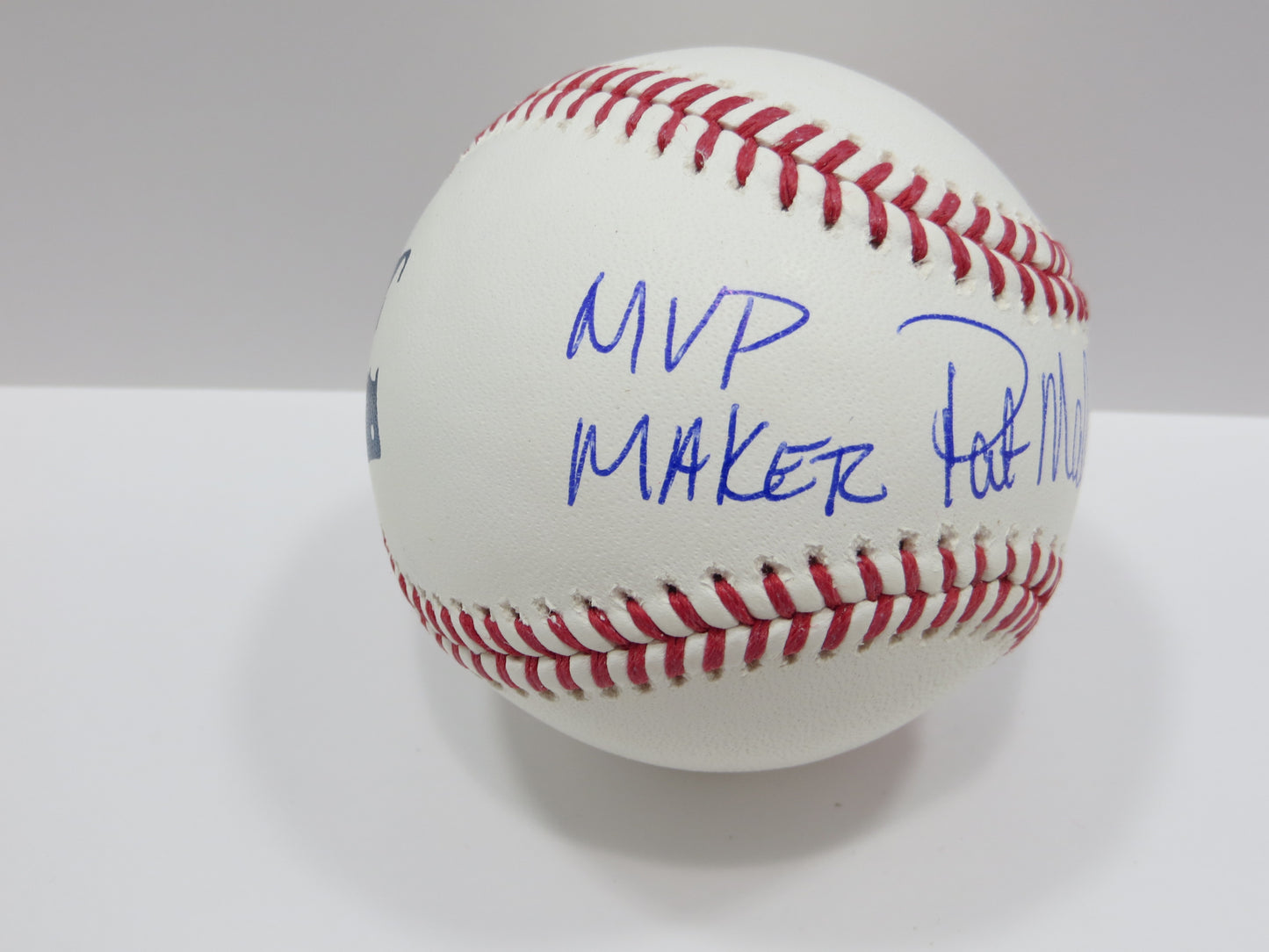 PAT PATRICK MAHOMES SR SIGNED OML BASEBALL Twins w/MVP THE ORIGINAL BAS